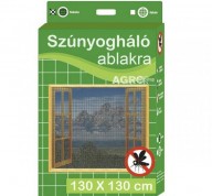 Szúnyogháló ablakra 130x130 cm fekete